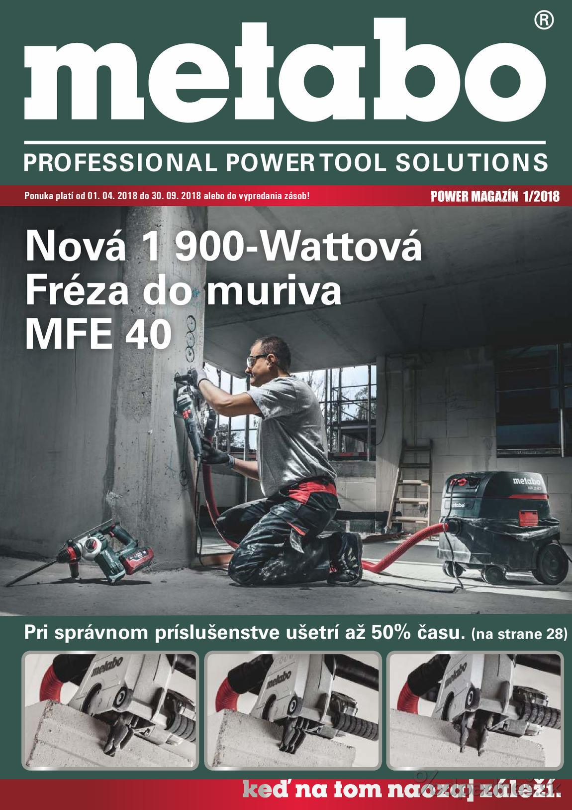 1. stránka Metabo letáku
