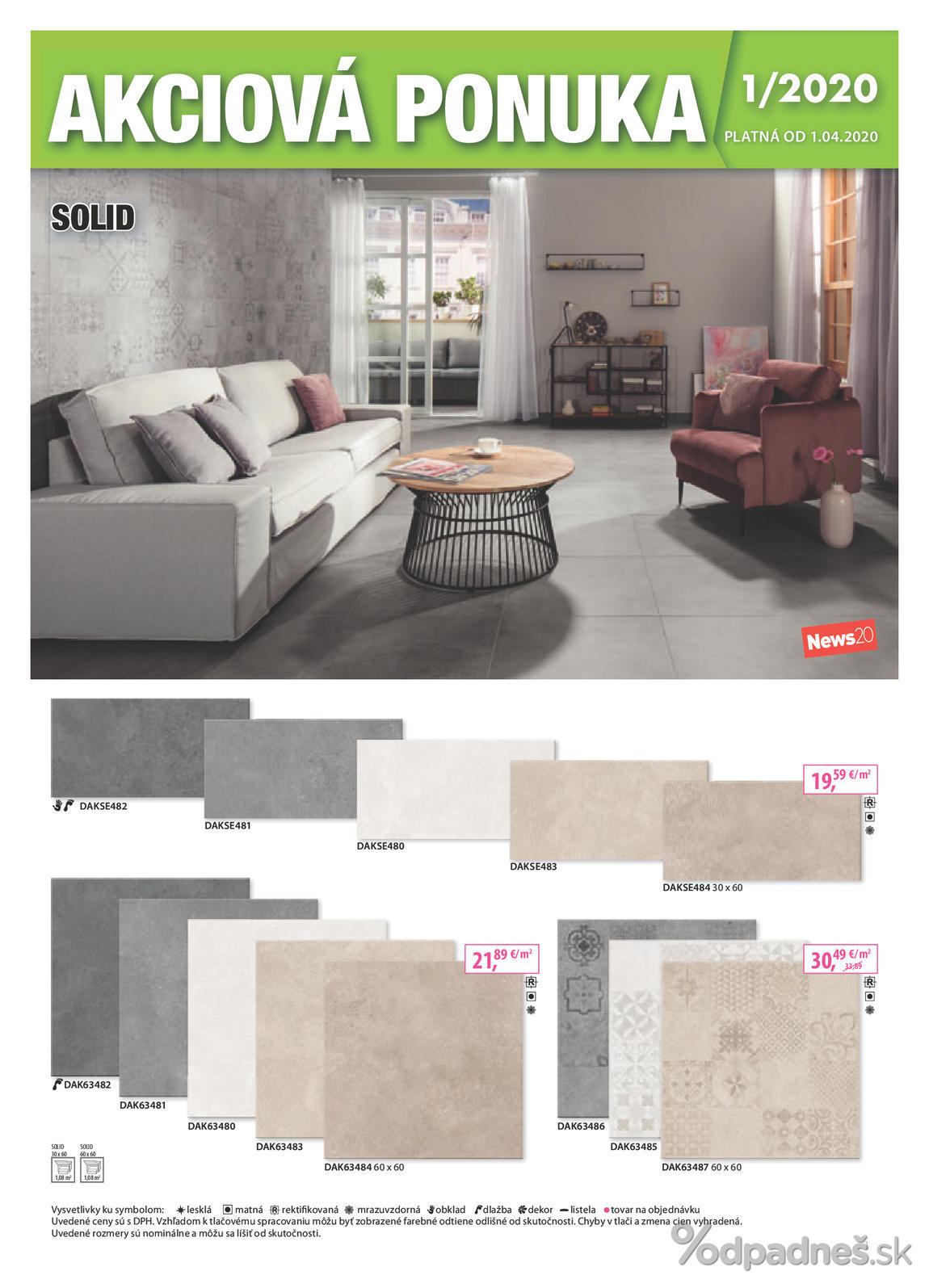 1. stránka Keramika Soukup letáku