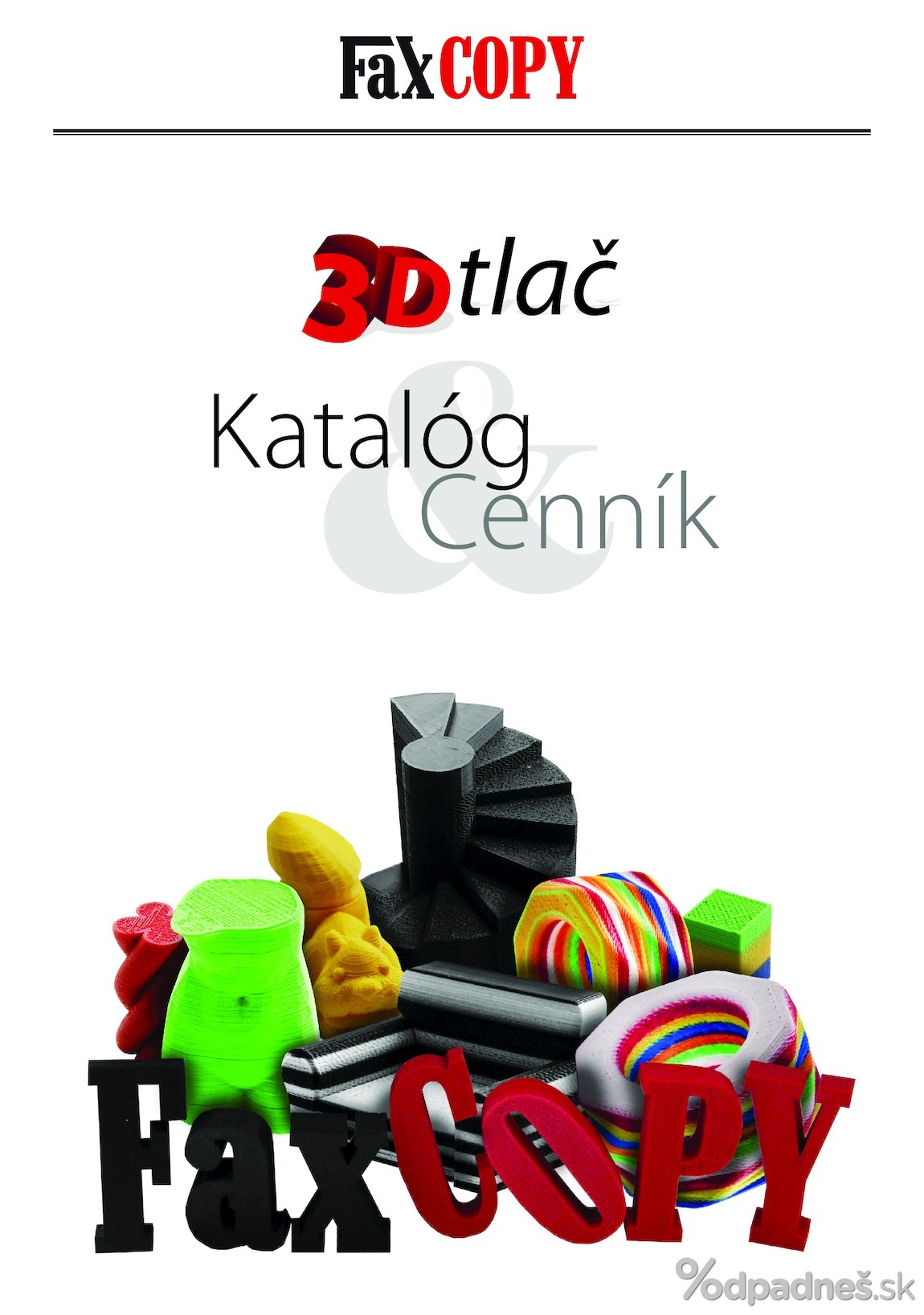 1. stránka Faxcopy letáku