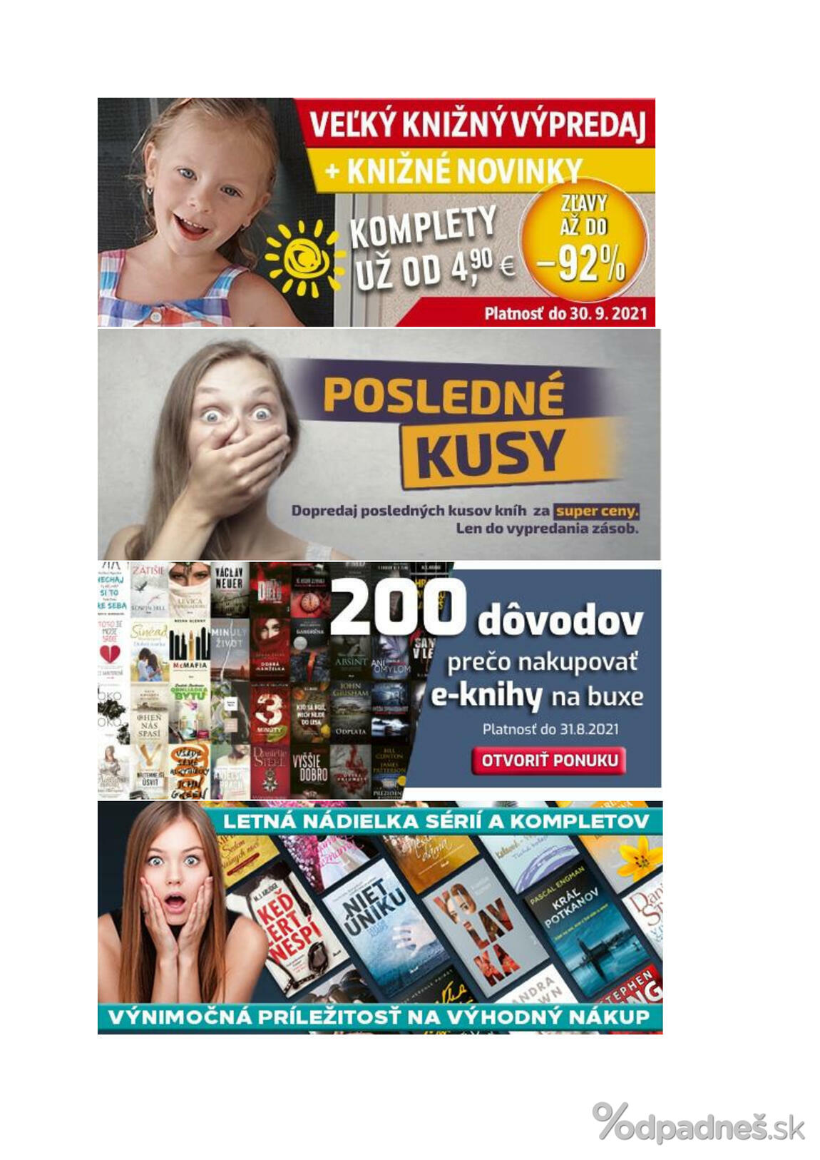 1. stránka Media klub letáku