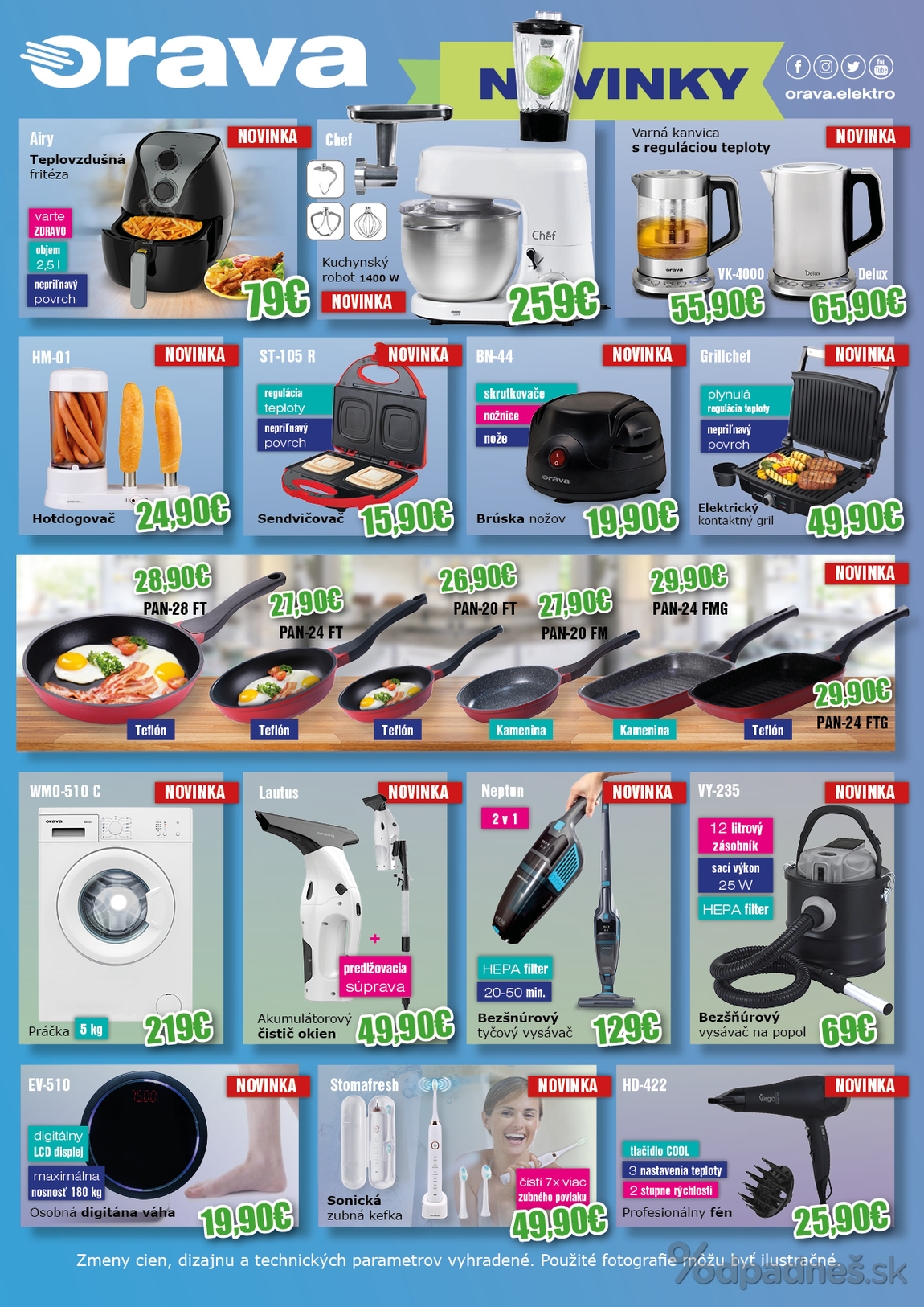 1. stránka Orava letáku