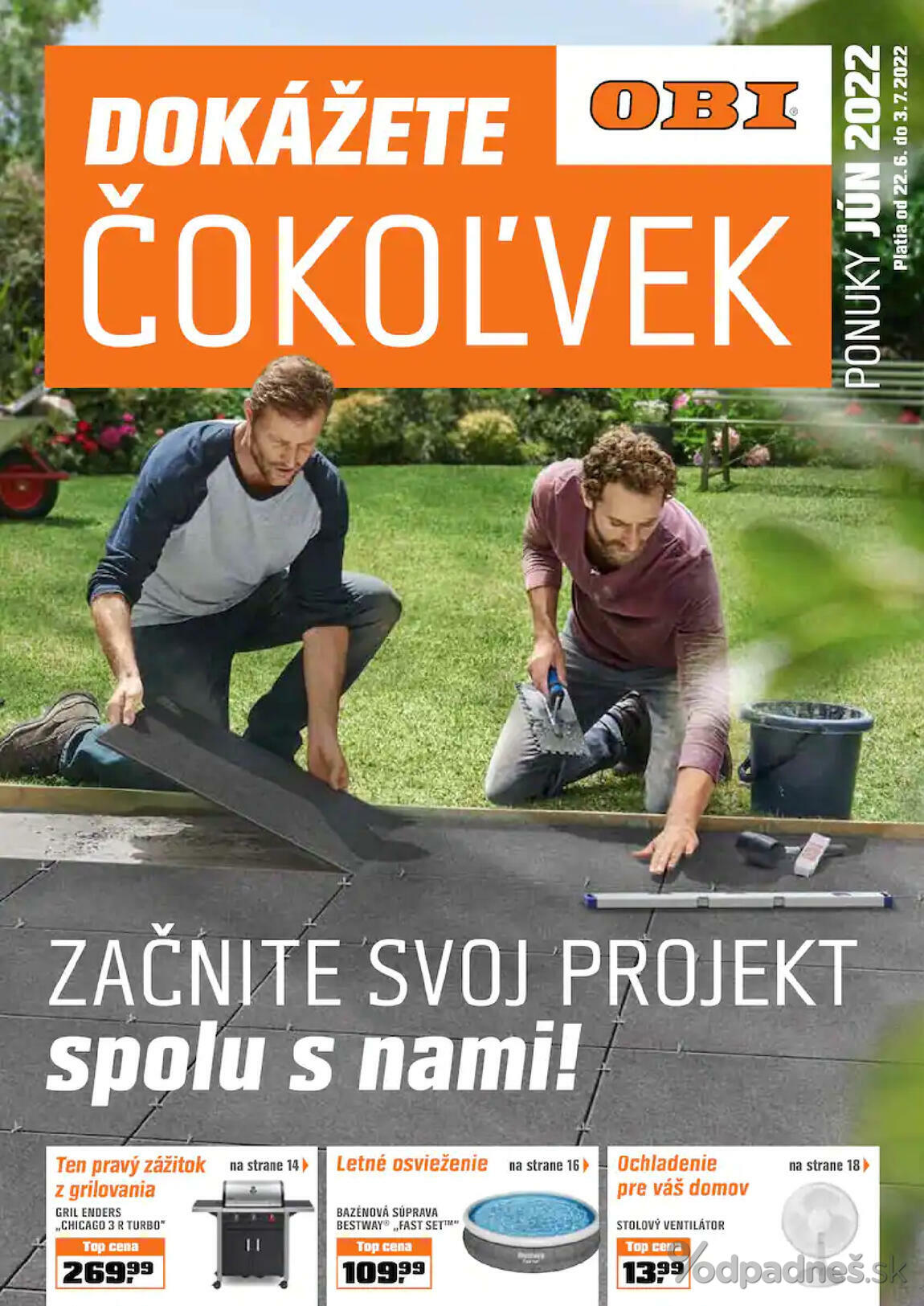 1. stránka OBI letáku