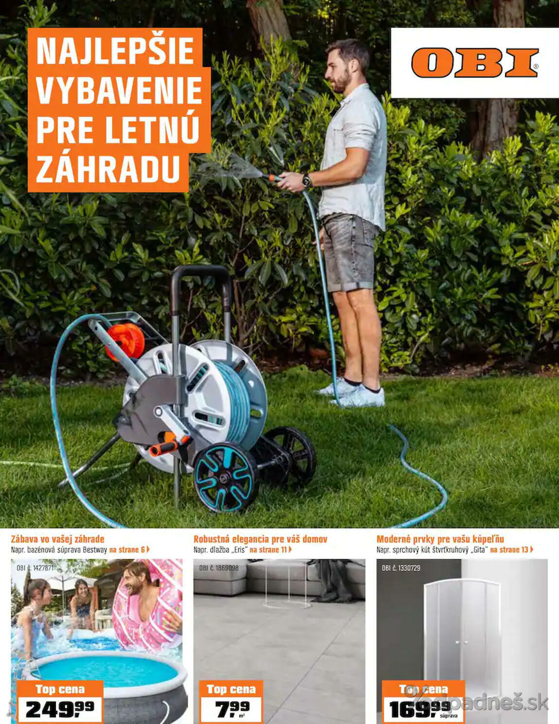 1. stránka OBI letáku