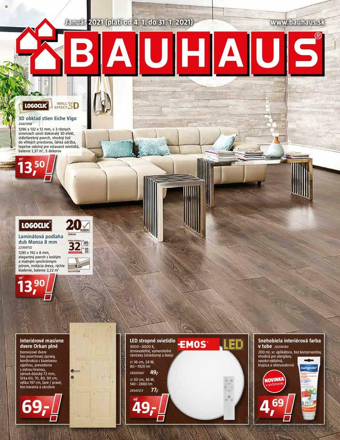 1. stránka BAUHAUS letáku