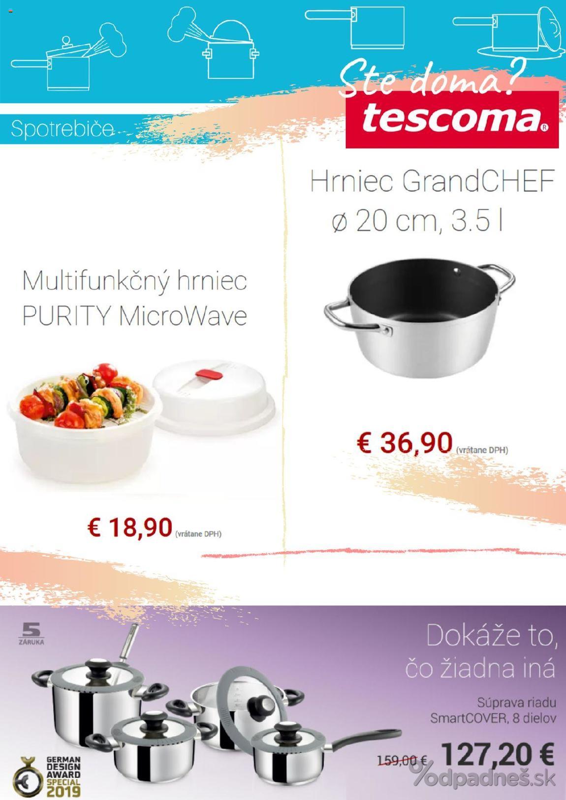 1. stránka Tescoma letáku