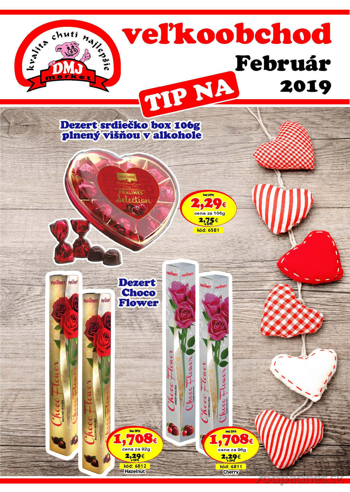 1. stránka DMJ market letáku