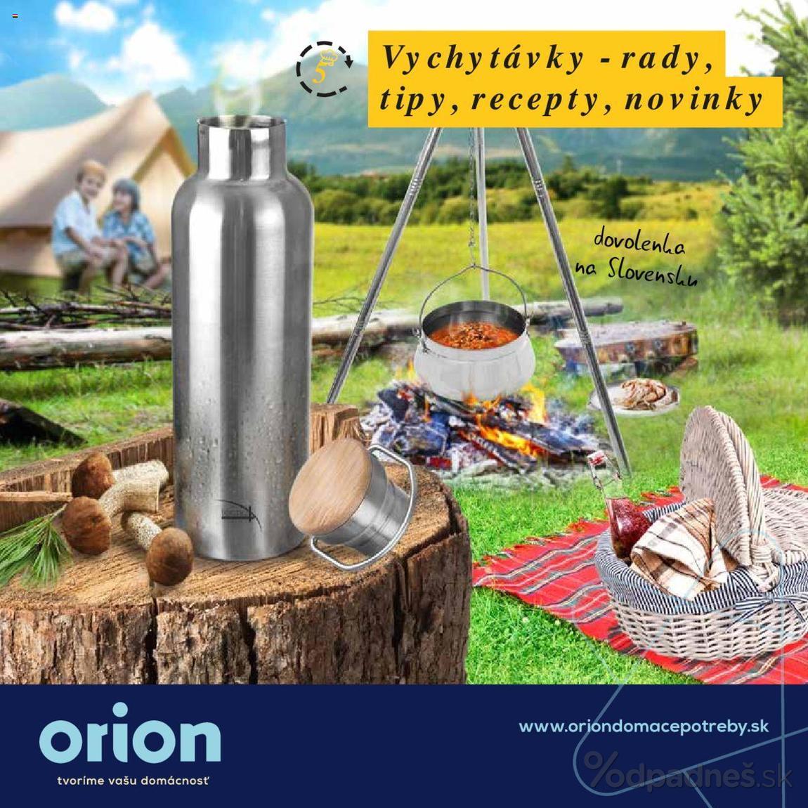 1. stránka Orion letáku