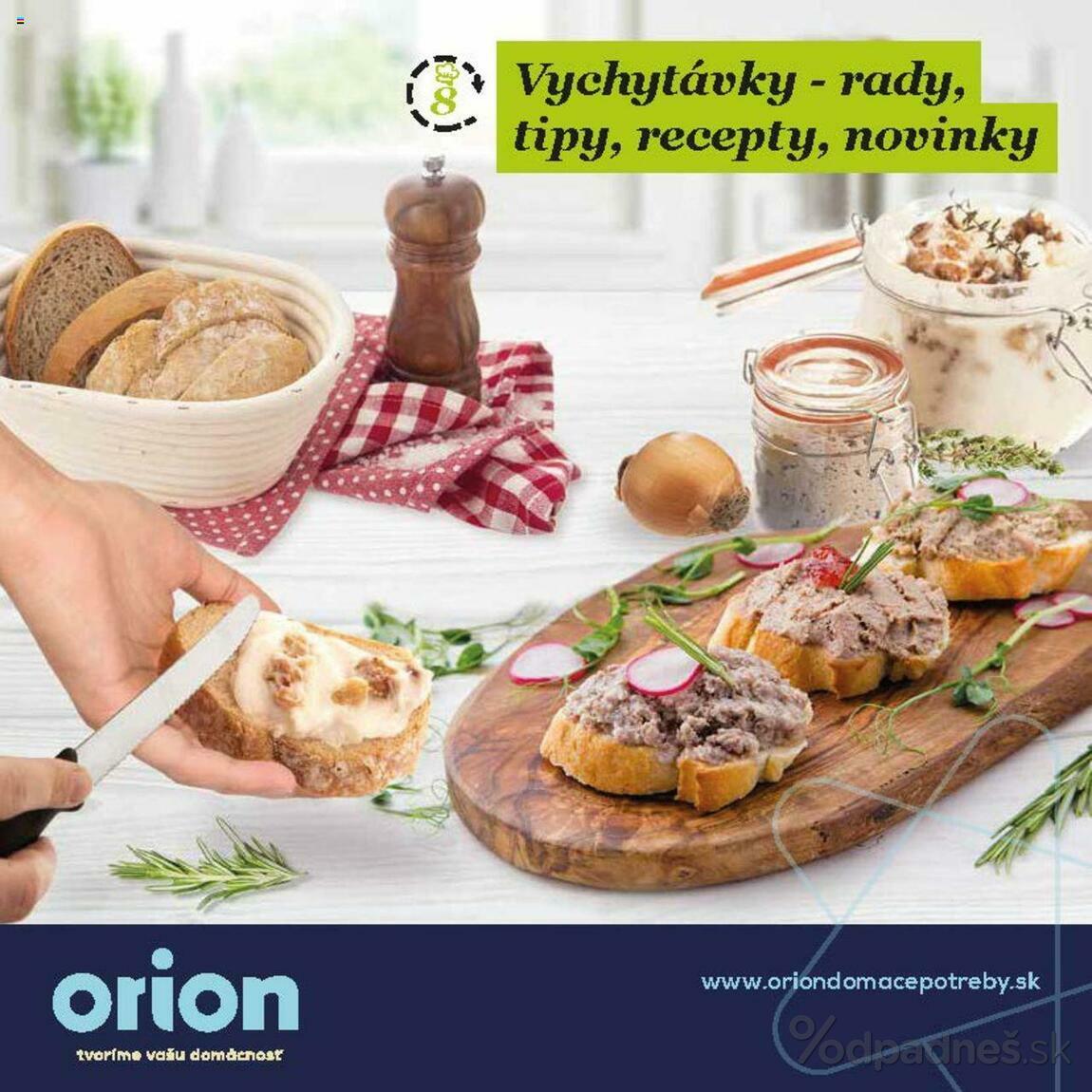 1. stránka Orion letáku