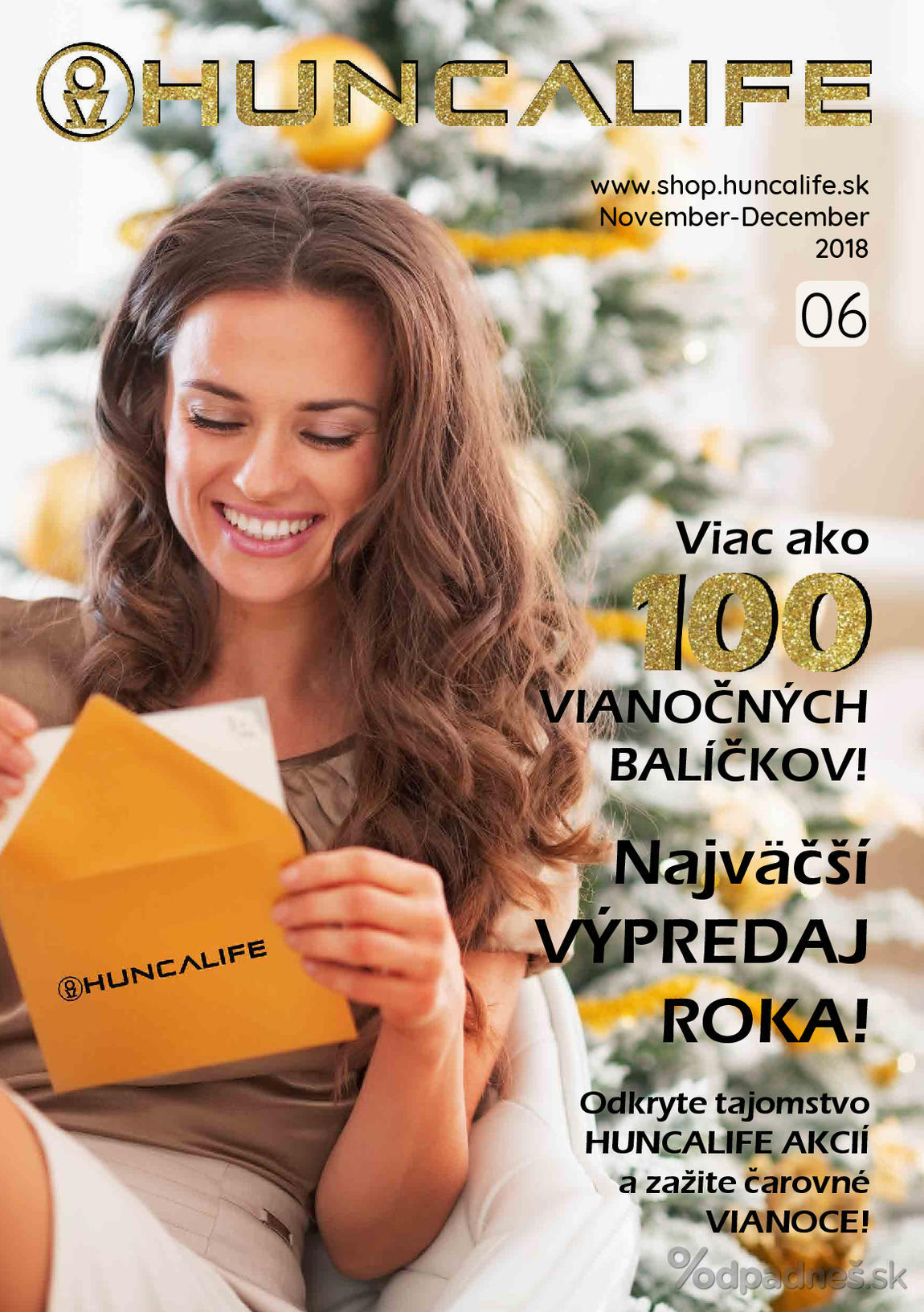 1. stránka Huncalife letáku