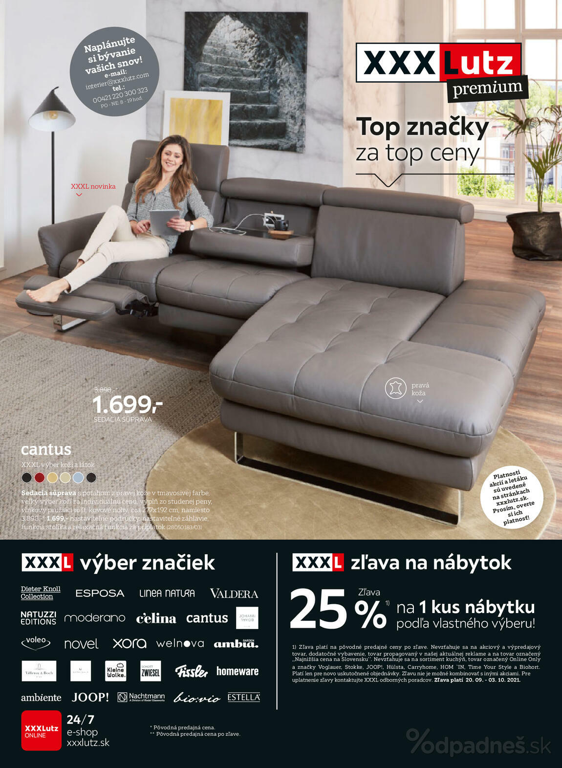 1. stránka XXXLutz letáku