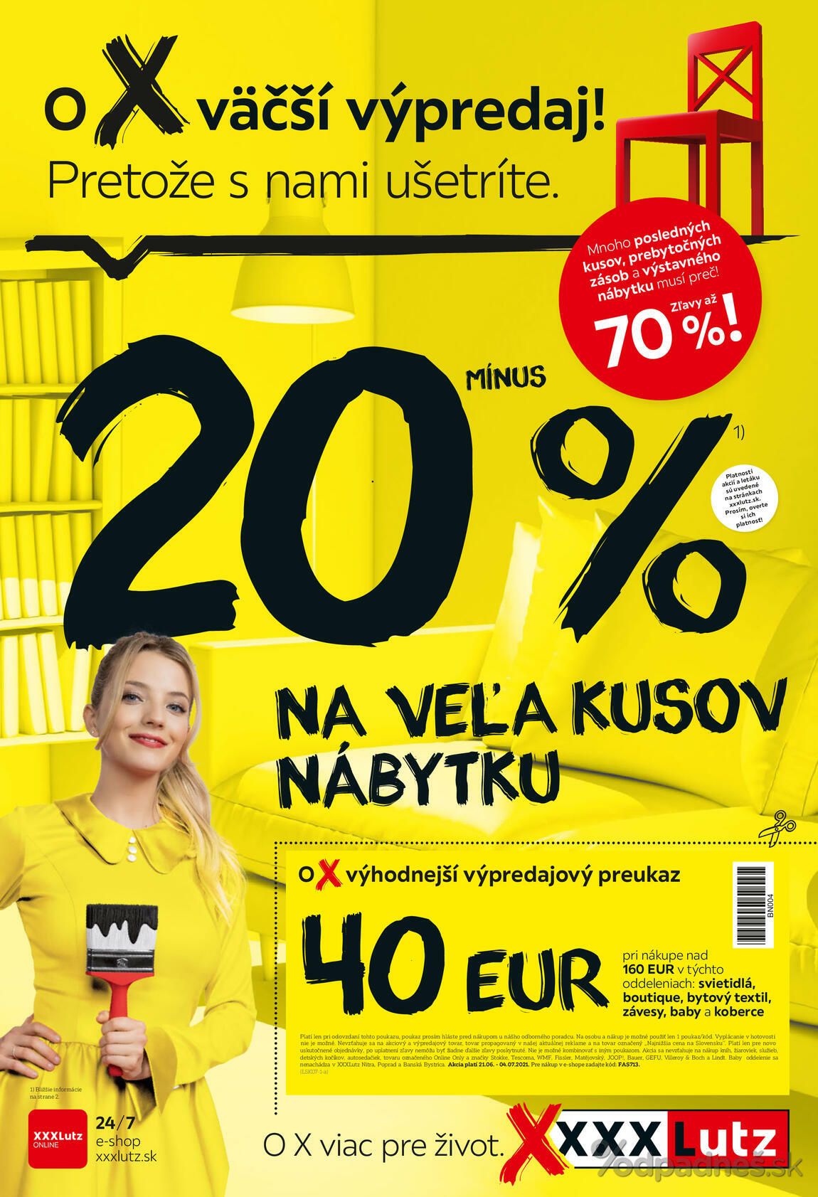 1. stránka XXXLutz letáku